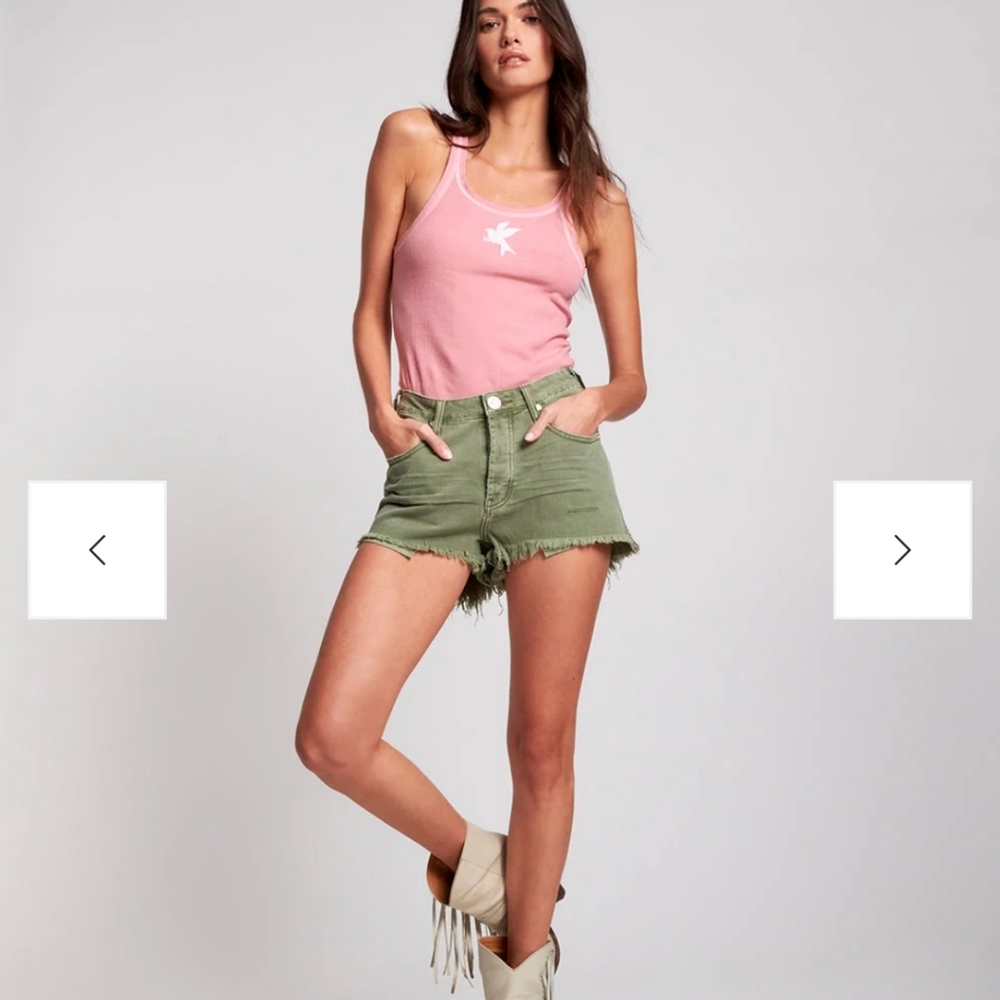 One Teaspoon High Waisted Bonita Cutoff Shorts